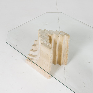 La Mã Travertine Marble Sáng Tạo Bảng Cơ Sở Tùy Chỉnh Hiện Đại Side Center <span class=keywords><strong>End</strong></span> Cafe Vòng Vuông Rõ Ràng <span class=keywords><strong>Glass</strong></span> Bàn Cà Phê - Product Image 6