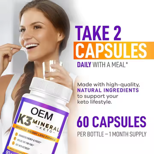 תווית פרטית <span class=keywords><strong>k3</strong></span> קפסולה 60 ניהול משקל קפסולה עבור מבוגרים תוספת ויטמין - Product Image 3