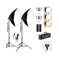 Boîte à lumière LED universelle 8 angles 70CM pour kit de studio photo Softbox, télécommande, trois températures de couleur, boîte de photographie