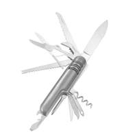 Couteau de poche miniature en acier inoxydable en gros, design pliable multifonction, camping en plein air, randonnée, EDC, couteau suisse