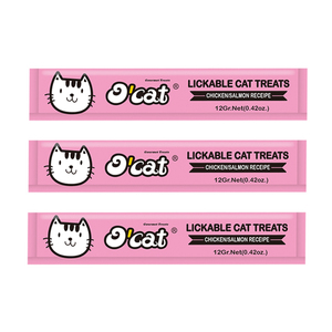 O'cat Liquid Cat tratta dolcetti cremosi con <span class=keywords><strong>salmone</strong></span> al pollo dolcetti per leccare il gatto snack cibo <span class=keywords><strong>umido</strong></span> per gatti - Product Image 5