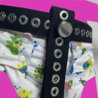 Ceinture de couche verrouillable ABDL ceinture de sangle sécurisée Ddlg Sissy portant dispositif d'application verrouillable Anti-retrait couche adulte réglable