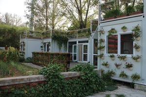 Đúc Sẵn/Prefab Flat Pack Tiny Nhà Di Động/Di Động Vườn Readymade Container Folding Tạm Thời Cabin/Văn Phòng/Nhà - Product Image 4