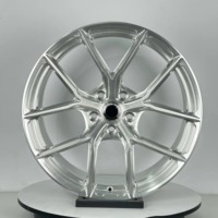 Nouvelles jantes en alliage d'aluminium forgé chromé à rayons multiples de 18 à 24 pouces 5x112/120 compatibles avec les modèles F87 M2/F80 M3/F82/F83 M4/E88