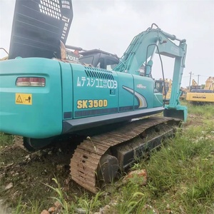 Excavadora de Construcción Kobelco SK350D Usada de Alta Calidad en Stock en el Almacén de Shanghái - Product Image 3