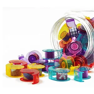 Mini Washi Tape Diy Decoratieve Tapes Dispenser Houder Cadeaupapier Kleurrijke Patronen Craft Supplies (20 Pc)