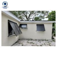 Volets de plantation en bois au design moderne personnalisé Prima Parasol fixe Fenêtres Persiennes Obturateur intérieur en polycarbonate Fenêtre aveugle