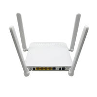 F680L ONU WiFi de Doble Banda XPON ONT 4GE + 1POTS Módem de Fibra Óptica Gigabit GPON/EPON de Modo Dual para Solución FTTH