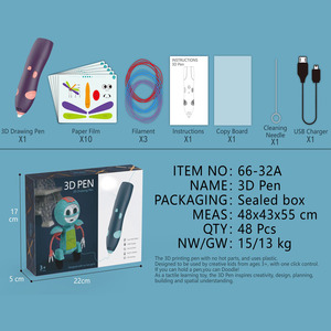 NoHot 3D Printing Pen Set Low Temperature Wireless Creative Graffiti <b>Toy</b> Children's DIY Stereoscopic Drawing Pen <b>Educational</b> <b>Toy</b> - Product Image 4