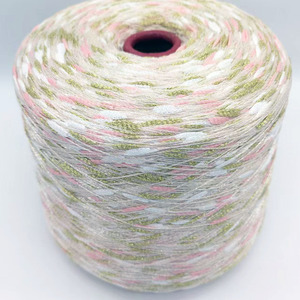 Vente en gros de fil polyester fantaisie spécial résistant aux hautes températures pour crochet et tricot motif teint mercerisé - Product Image 3