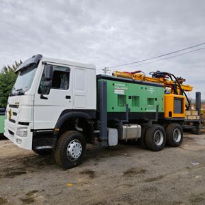 Op Vrachtwagen Gemonteerde Boorgat Boorplatform Met Motor Luchtcompressor Waterputboormachine - Product Image 6