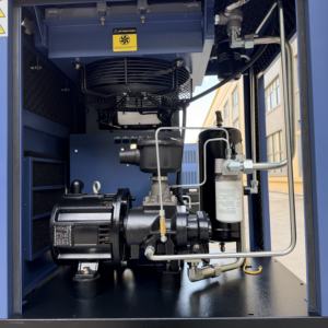 Compresor de <span class=keywords><strong>Aire</strong></span> de Tornillo Industrial Portátil, Equipo Individual, 220V, Pequeño, 7.5KW, Silencioso, para Uso en Vehículos, Venta al por Mayor, 10HP, con Secador, Tanque de Gas, CE - Product Image 4