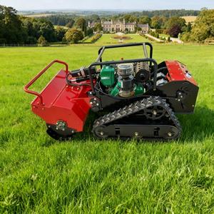 800 मिमी कृषि रोबोट फ्लइल मोवर डीजल रिमोट कंट्रोल कृषि और वानिकी झाड़ी समाशोधन और मिलिंग मशीन - Product Image 2