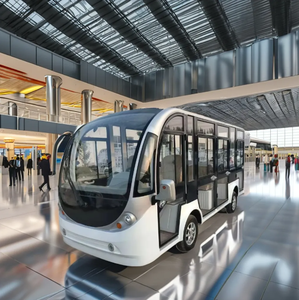 Autobús de turismo eléctrico de 8-11 plazas, vehículo de pasajeros alimentado por batería para recorridos por la ciudad y traslados en coche - Product Image 5