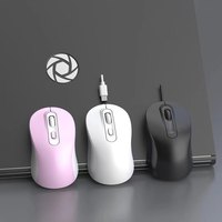 Mini souris de bureau Portable 2.4GHz optique sans fil Rechargeable silencieux 1600 DPI réglable confortable pour L/R remis