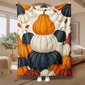 Manta de Franela con Estampado de Corazones y Pájaros, Manta para Siesta, Cálida, Súper Suave, para el Hogar y la Oficina, Impresión Personalizada OEM ODM - Product Image 3