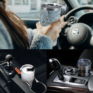 Термокружки-тамблеры 20 унций с порошковым покрытием, настраиваемые, с двойными стенками, из нержавеющей стали, для кофе и воды, оптом, без индивидуального дизайна - Product Image 3