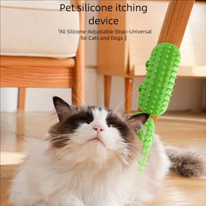 Peine de masaje para depilación de gatos, cepillo para rascar y frotar, aseo para gatitos, autolimpieza, esquina de pared, peines rascadores para gatos - Product Image 4