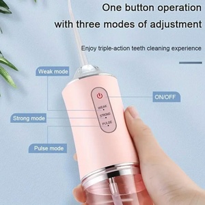 Hydropulseur buccal sans fil pas cher en gros, rechargeable par USB, portable, pour la maison et les voyages, fil dentaire aquatique - Product Image 5