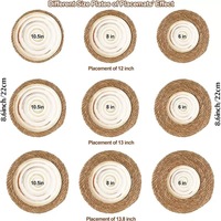Napperon moderne écologique résistant à la chaleur, tapis décoratif isolant durable et antidérapant pour la maison, la fête de mariage, tricoter à la main