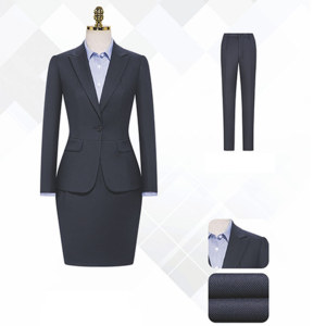 Completo Pantalone e Gonna <span class=keywords><strong>per</strong></span> <span class=keywords><strong>Donna</strong></span>, Tailleur con Gonna a Tubino, Set Blazer e Gonna, <span class=keywords><strong>Abbigliamento</strong></span> da <span class=keywords><strong>Ufficio</strong></span> <span class=keywords><strong>per</strong></span> Donne - Product Image 4
