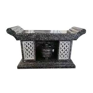 Quemador de incienso kannon, piedra de granito de estilo japonés, monumentos