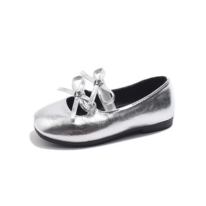 Scarpe per Bambini Primavera/Autunno 2026, Eleganti Scarpe da Principessa con Fiocco, Stile Coreano per Bambine, in Poliuretano - Product Image 5