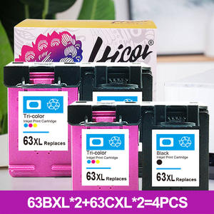 Hicor 63 XL 63XL Cartouche d'encre noire couleur remanufacturée 63 63xl pour <span class=keywords><strong>imprimante</strong></span> <span class=keywords><strong>HP</strong></span> <span class=keywords><strong>Deskjet</strong></span> 1112 2130 2132 <span class=keywords><strong>3630</strong></span> - Product Image 6