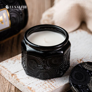 Vela Aromática de Cera de Soya Pequeña, Hecha a Mano, en Frasco de Vidrio Blanco de Lujo, Venta al Por Mayor |   Velas Perfumadas para Venta en Línea - Product Image 2