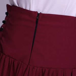 Conjunto de Vestido <span class=keywords><strong>Medieval</strong></span> Victoriano Renacentista para Mujer, Elegante Camisa y Falda de 2 Piezas, Disfraz Steampunk Gótico con Volantes para Fiesta - Product Image 6