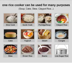 2024 nuovo Pop Josoo Made In China elettrodomestico da cucina Mini pentole elettriche In acciaio inox di alta qualità piccolo fornello di riso