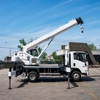 JQCM Manufacturers Exporte Grue Mobile ISUZU 5 Tonnes, Petit Camion Grue Hydraulique Monté sur Châssis, Équipement en Promotion
