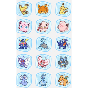 PY Mini Cubos de Hielo Magnéticos, Muñeco Elfo Coleccionable, Distribuidor de Tarjetas Pokémon, Paquete Navideño Pokémon, Juego de Mesa de Regalo - Product Image 3