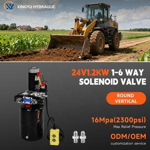 Unidad de Potencia Hidráulica Eléctrica de Doble Acción de 24v para Sistema de Elevación de Automóviles y Elevador Hidráulico Portátil para Automóviles L750HL - Product Image 1