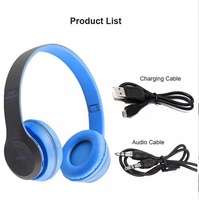 Harga Pabrik P47 Headset BT Tanpa Kabel, Pengurang Kebisingan Lipat Tahan Air Headset Stereo Nirkabel Headset Telepon DJ