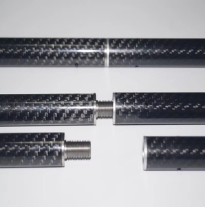 Modulus Lightweight <strong>Carbon</strong> Fiber Pole Connector with Aluminum Threaded Male Female <strong>Extendable</strong> <strong>Carbon</strong> Tube for <strong>Extend</strong> Slider - Product Image 3