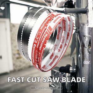 Lame de scie à ruban industrielle Starrett en acier rapide de 1650 mm pour la découpe de viande/poisson/os, 4 <span class=keywords><strong>TPI</strong></span> - Product Image 2