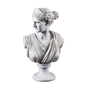 Décoration d'intérieur moderne, statue de <span class=keywords><strong>buste</strong></span> de <span class=keywords><strong>femme</strong></span> grecque en marbre grandeur nature, <span class=keywords><strong>sculpture</strong></span> de tête célèbre pour villas, matériau en pierre - Product Image 2