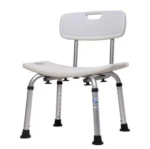 Factory Direct Sale Shower Chair Bathroom Adjustable Round Shower Seat Bath Stool For Elderly Disabled