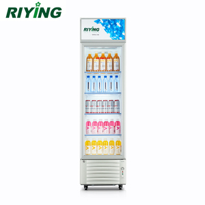 Présentoir en vitrine verticale à porte simple, réfrigérateur pour boissons, de 198 litres - Product Image 4
