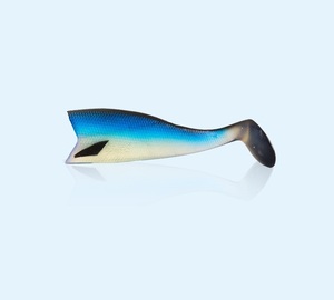 Leurre souple en PVC <span class=keywords><strong>de</strong></span> 17,5 cm, super grand, sans tête, à queue <span class=keywords><strong>de</strong></span> pagaie, pack en vrac, plusieurs couleurs, pour la pêche en lac et en rivière (<span class=keywords><strong>eau</strong></span> douce et salée) - Product Image 1