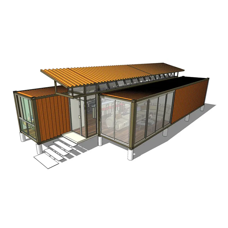 Iyi tasarlanmış güneş enerjisi meslek römork prefabrik modüler konteyner ev