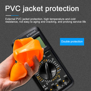 DT9205A AC/DC 전압 전류 측정기 디지털 스마트 멀티미터 저항 테스터 포켓 멀티미터 - Product Image 6