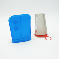 Tasse d'eau pliable pour le sport, sans BPA, en TPU, pour boisson gazeuse, flacon pliable pour randonnée, vélo, course, escalade