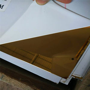 ASTM <span class=keywords><strong>201</strong></span> 304 316 dekorasyon paslanmaz çelik renkli levha Pvc 0.5mm-3mm 8k ayna çizgisi paslanmaz çelik altın gül altın levha - Product Image 5