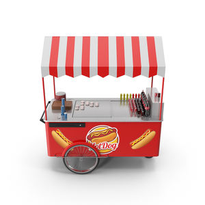 Carrito de <span class=keywords><strong>Hot</strong></span> Dogs Personalizado, Carrito Móvil de Venta de <span class=keywords><strong>Hot</strong></span> Dogs para Negocios de Comida Rápida - Product Image 1