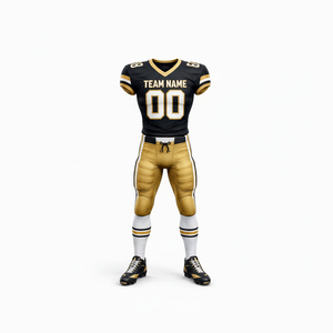 ชุดยูนิฟอร์มอเมริกันฟุตบอลแบบกำหนดเอง ชุดเต็ม เสื้อและกางเกง  ชุดกีฬาสำหรับทีม  ออกแบบได้ตามต้องการ สำหรับผู้ชาย เด็ก และผู้ใหญ่ - Product Image 1