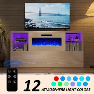 Console multimédia large <span class=keywords><strong>Meuble</strong></span> <span class=keywords><strong>TV</strong></span> central de divertissement pour rangement <span class=keywords><strong>Meuble</strong></span> <span class=keywords><strong>TV</strong></span> moderne et minimaliste Tenture murale pour salon - Product Image 4