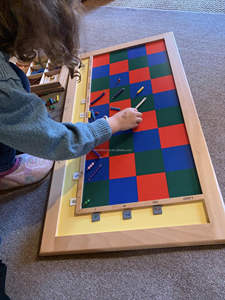 Madera de haya de alta calidad, juguetes educativos Montessori, tablero de verificación Mathmatic - Product Image 2