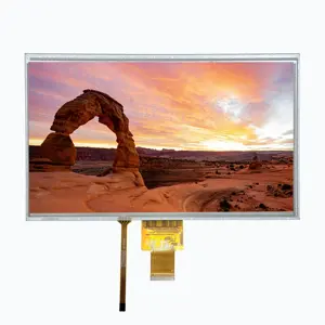 10.1inch 1024*600 TFT Display With CTP Landscape Display 350nits ALL Viewing LVDS Interface TFT Display Touch Screen Panel